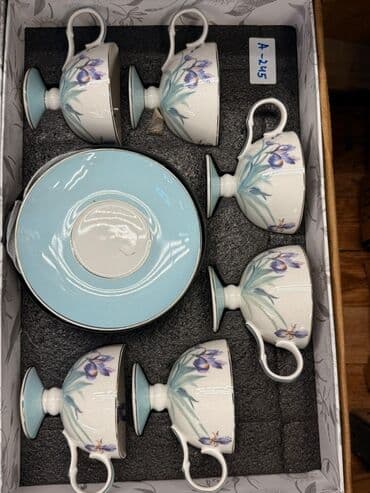 набор художника: Чайный набор, цвет - Белый, Фарфор, 6 персон — 27