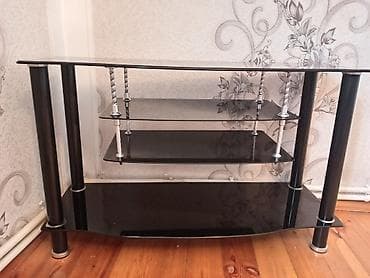 patchi goz alti: Düz TV altlığı, Polkalı, Şüşəli — 1