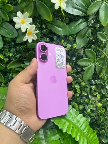 iphone planset: IPhone 16, 128 GB, Çəhrayı, Face ID — 1