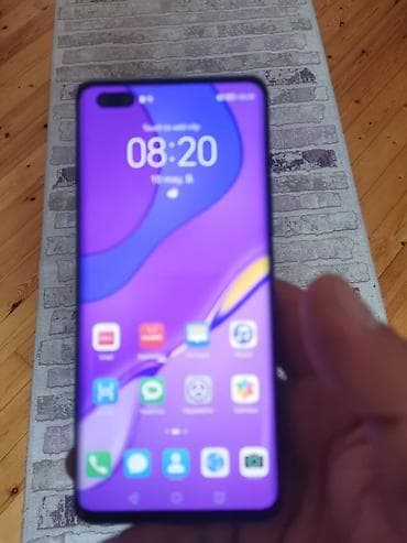 telefin: Huawei P40 Pro, rəng - Mavi, Barmaq izi — 9