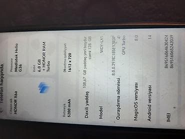 mini telefon: Honor 6A, 128 GB, rəng - Mavi, İki sim kartlı — 2