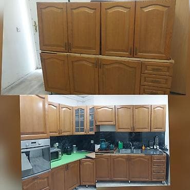 kuxna mebel: Metbex mebeli 100 azn satilir‼️ustunun stolu yoxdur.elave odeniwle — 1