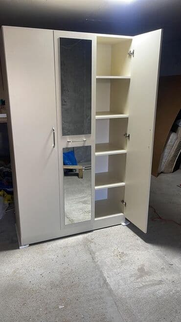 горка для посуды: Новый, Распашной, 3 двери Прямой шкаф, Шкаф-вешалка, Азербайджан — 26