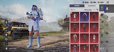 PUBG Mobile hesabı – yüksək səviyyəli kosmetikalar və resurslarla