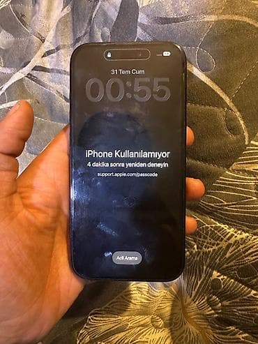IPhone 15, 256 GB, Jet Black, Zəmanət, Kredit, Qırıq — 4