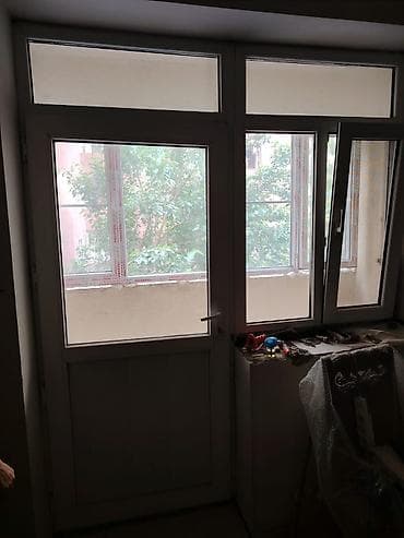 plastik qapi pencere satisi: Plastik Qapısı və pəncərə."Qapi 240x98-Pəncərə 147x98 ə"Cift — 1