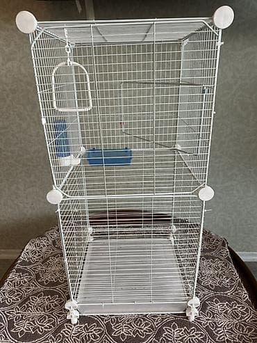 hamster kac lira: Quş qəfəsləri – 3 ədəd dəst 1) Yaşıl metal qəfəs - Material: toz — 8