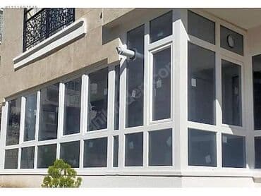 Пластиковые окна: Cam balkon 1 kv-130 manat Bizim digər xidmətlərimiz: 1)Plastik qapı və — 2