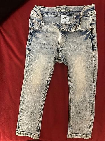 Uşaqlar üçün digər geyimlər: Rəng - Mavi, Cins şalvar, Zara Kids, Oğlan üçün, 1 - 2 yaş — 2