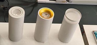 Silindrik korpuslu tavanüstü LED proyektor lampaları - Dizayn