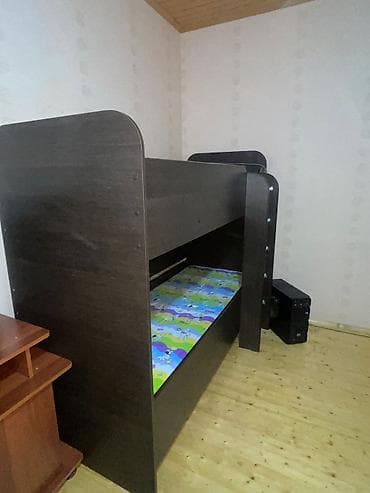 Oğlan və qız üçün, İşlənmiş, Çarpayı, Matras ilə, Siyirməsiz, Laminat — 3