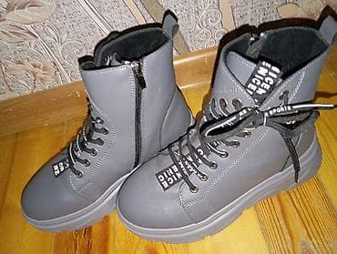 Qadın geyimləri: Tuflilər, Ölçü: 37, rəng - Boz, İşlənmiş — 2