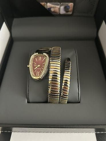 Şəxsi əşyalar: Qol saatı, Bulgari, rəng - Qızılı — 2