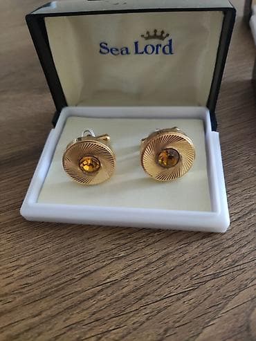 kehraba: Sea Lord manjet düymələri - Brend: Sea Lord (orijinal qutularında) - — 1