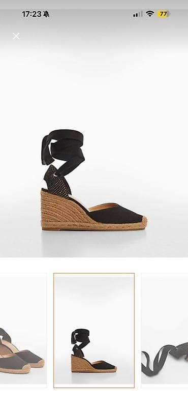 женские босоножки на танкетке: Qadın espadril platforma sandal 38 ölçü 1 dəfə geyinilib yeni kimidir — 2