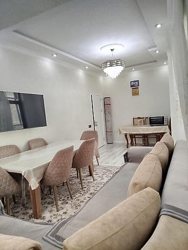 aşağda: Bayıl, 3 otaqlı, Yeni tikili, m. İnşaatçılar, 90 kv. m — 8