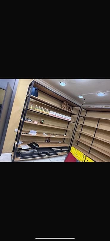 Metal karkaslı mağaza rəf sistemi - Material: qalın metaldan — 2