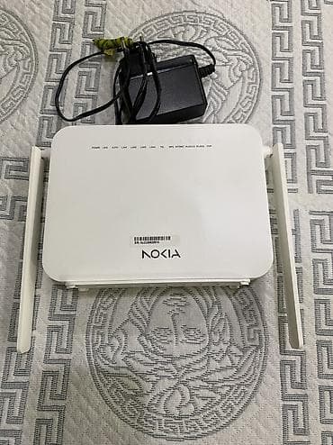 komputer setup: Nokia simsiz Wi‑Fi router. ATS interneti üçün uygundur. 2-3gun — 2