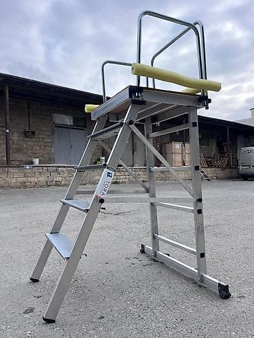 Lesa: Alüminium geniş meydançalı iş nərfivanı - Geniş, sürüşməz iş — 4