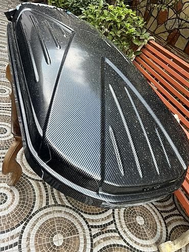 10 lt 663: Avtomobil üçün dam baqaj qutusu - Material: möhkəm plastik, karbon — 1