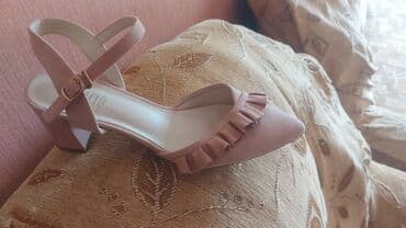 детские кожаные туфли: Туфли, Размер: 40, цвет - Розовый, Новый — 2