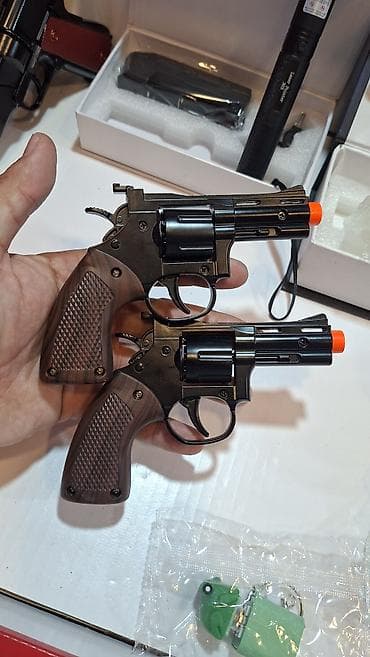 oyuncaql: Uşaq oyuncağı – mini revolver (oyuncaq tapança) - Tip: Mexaniki — 1