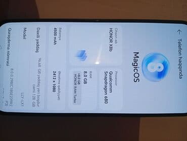 умная колонка алиса купить в баку: Honor X8b, 128 ГБ, цвет - Зеленый, Сенсорный — 4