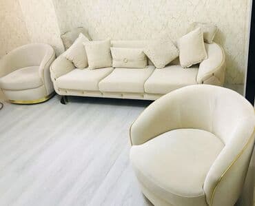 Divan və kreslo dəstləri: İşlənmiş, Divan, Divan, Bazasız, Açılmayan — 1