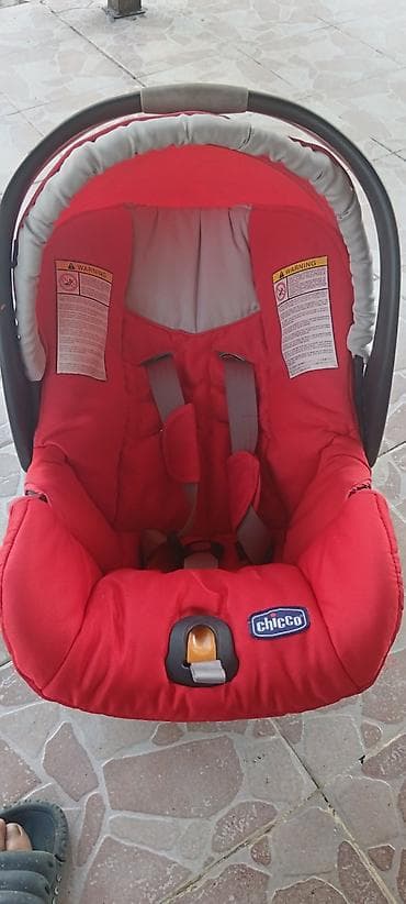 usag maneji: Chicco avtomobil beşik-kreslosu (infant car seat) - Rəng: qırmızı - — 5