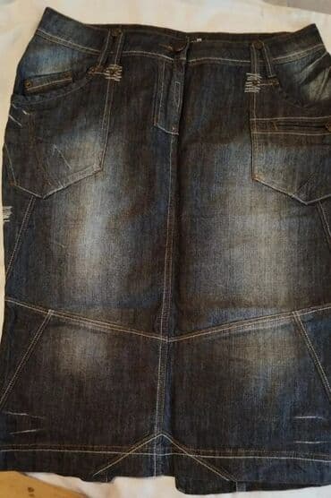 Midi Ətək, Zara, Cins