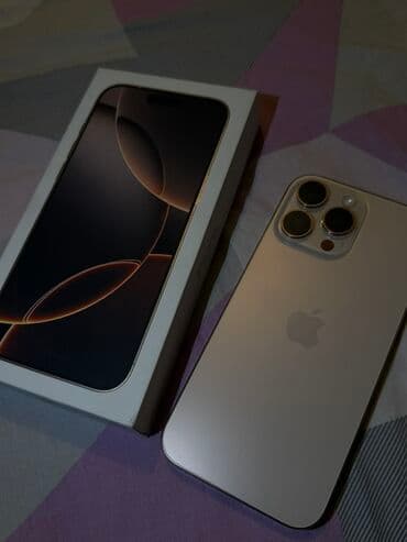 iphone 14 про макс: IPhone 16 Pro Max, 512 ГБ, Desert Titanium, Face ID, С документами — 3