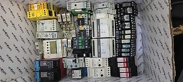 schneider: Sənaye avtomatlaşdırması üçün inverterlər (VFD) və PLC modulları dəsti — 10