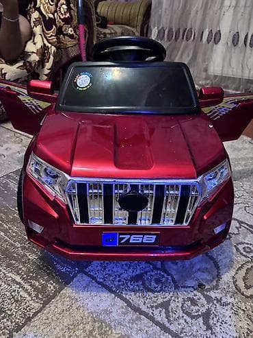 uşaq maşınları işlənmiş: Uşaq üçün elektrikli akülü maşın – qırmızı rəng Xüsusiyyətlər: - — 4
