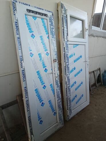 islenmis qapi pencere: Plastik qapı, çox az istifadə olunub təzədən seçilmirler, 2eded var — 2