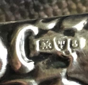 Termoqablar: Gümüş bıçaq – yağ/spred bıçağı (antik üslub) - Material: bərk gümüş — 3