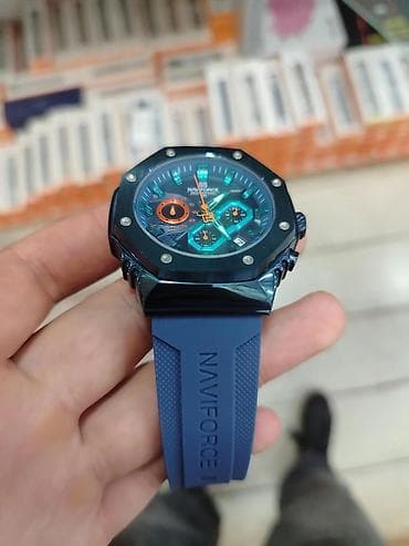 Аксессуары: Новый, Наручные часы, NaviForce, цвет - Голубой — 4