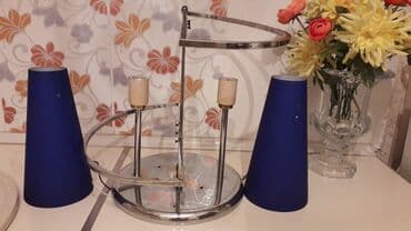 Çılçıraq, 2 lampa, Şüşə