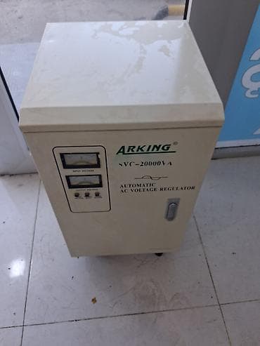 ev nerdivani: ARKING SVC-20000VA avtomatik AC gərginlik tənzimləyicisi,cemi 4 ay — 2