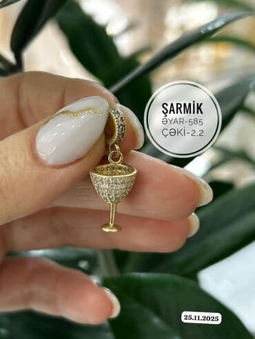 qol saatları kişi ucun: Sırğa, Sarı qızıl — 9