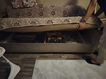 parcalar: Bazali kocle əlaqədar satilir. Qəhvəyi rəngdə rahat divan - — 2