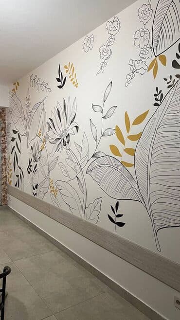 Divar rəsimlərinin çəkilməsi🎨 Instagram: art_sebet ////Tik-tok