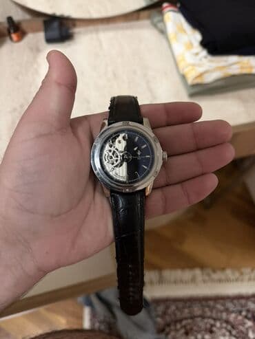 İşlənmiş, Qol saatı, rəng - Qara