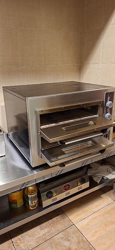 Professional sobalar: Elektrik soba, Pizza, 2 mərtəbəli, İşlənmiş — 3