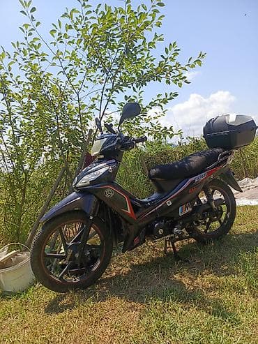 e60 disk: Moped/skuter tipli motosiklet - Korpus: qara rəng, qırmızı və boz — 1
