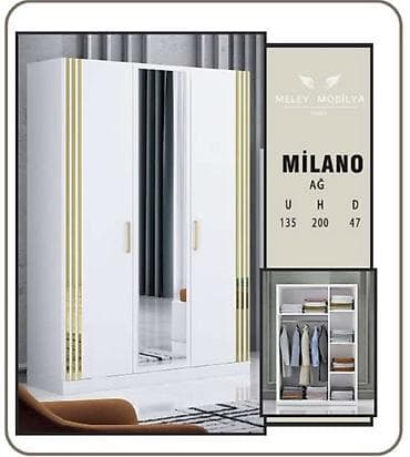 tirmo mebel: Milano paltar şkafı,dolab,qarderob Fabrik istehsalı mebellərin — 1
