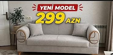 super mebel: Yeni model divan – 299 AZN. - Rəng: açıq boz, neytral ton, müxtəlif — 1
