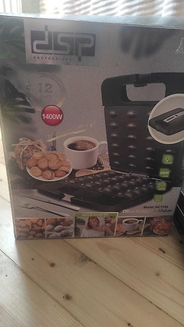 mini xaladelnik: DSP Professional “Olive-Sandwich Maker” – Model KC1154 - Güc: 1400W — 4