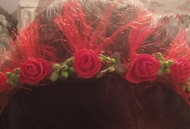 Qol saatları və aksesuarlar: Əl işi gül taçları və saç bantları - Materiallar: tekstil və köpükdən — 3