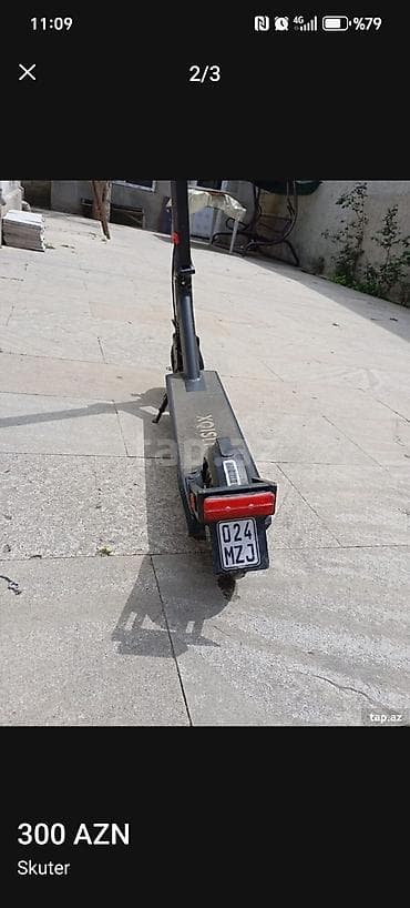 Elektrikli skuteri satılır – şəhərdaxili sürüş üçün yığcam və praktik