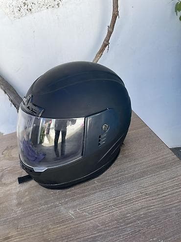 moto 50s: Motodellər üçün tam üzlü qoruyucu dəbilqə - Rəng: mat qara - Korpus — 1